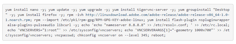 install vnc server LankanHost centOS vps